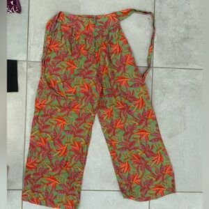 Women's Loose Linen Blend Summer Pant XS